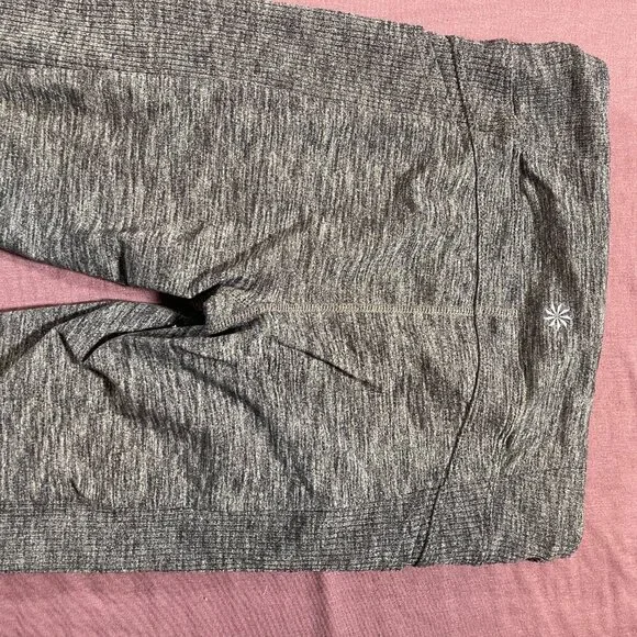 Athleta Girl Heathered Gray Leggings - Girls Size L/12 (Large) - Picture 6 of 6